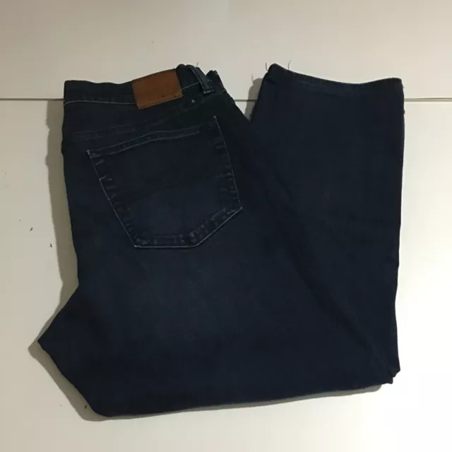 Lucky Brand Mens 121 Heritage Slim Jeans Size 36x26 Cuffed Blue Dark Wash