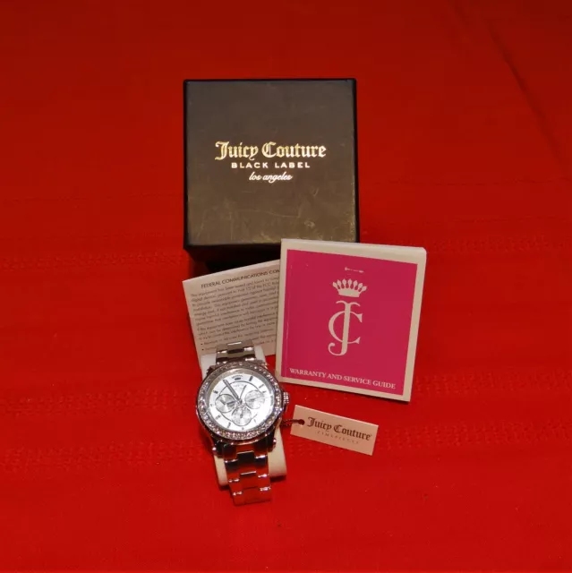 Juicy Couture Black Label Women's Pedigree Chronograph Silver/Stainless Watch