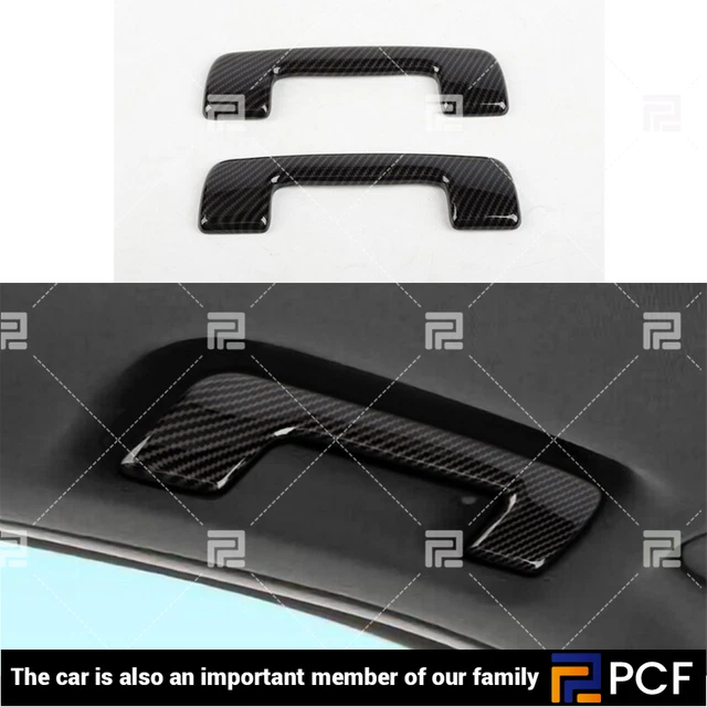 for Suburban/Tahoe 20+/GMC YUKON 21+ Carbon Fiber Front Roof Handle Cover Trim