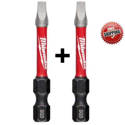 SHOCKWAVE Impact Duty 2 in. Square #3 Alloy Steel Screw Driver Bit 2-Pack
