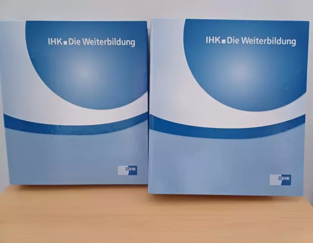 IHK Die Weiterbildung Wirtschaftsbezogene Qualifikation 2x Ordner  TOP ZUSTAND