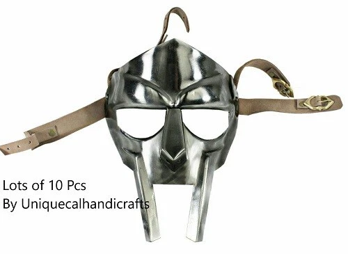 New Gladiator face mask helmet Hand Forged sca larp helmet Mask