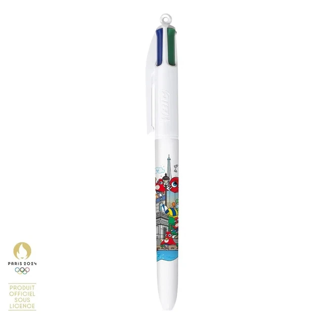 BIC STYLO 4 Couleurs Jo Paris 2024 Mascotte Made In France EUR 14,50 PicClick FR