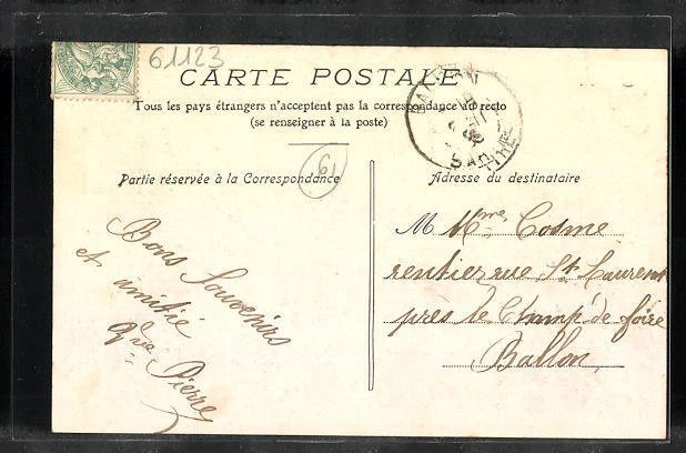CPA Argentan, L´Orne prise du Pont Saint-Jacques 2