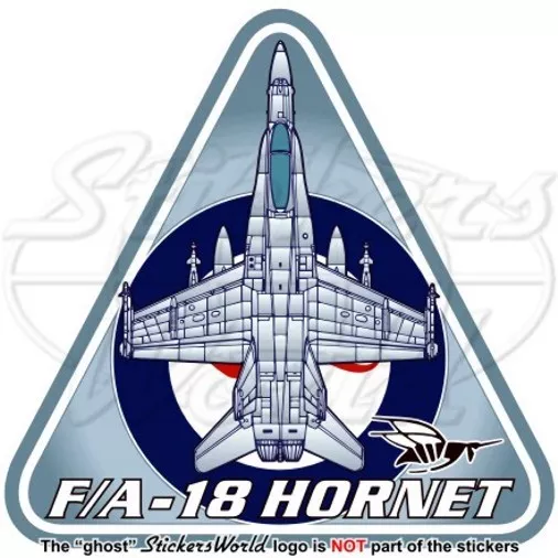 McDonnell Boeing F-18 HORNET AUSTRALIE Armée de l'Air 95mm Vinyle Autocollant