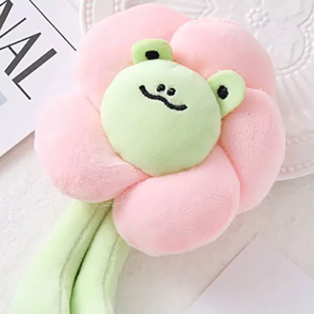 Kawaii Small Sun Flower Frog Plush Toys Stuffed Animals Dolls Soft Kids Toys