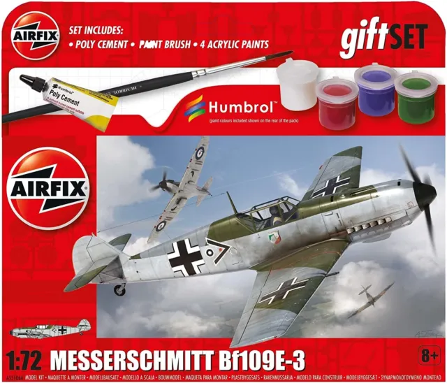 Airfix Hanging Gift Set Messerschmitt Bf109E-3 Model