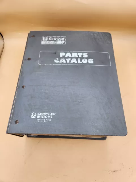 1991 Dodge Passenger Car Parts Catalog Mopar Dealer
