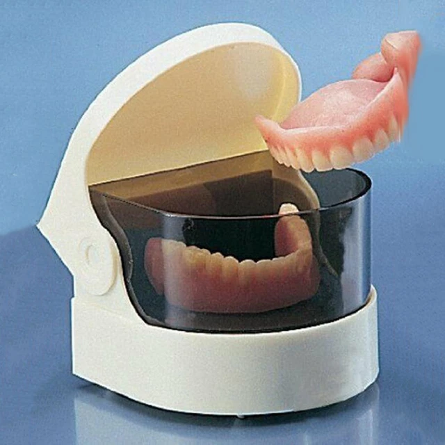 False Teeth Cleaning Tablets Mouth Guard Clean Case Dental Sanitizer Mouth guard
