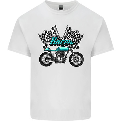 Cafe Racer Biker Motorcycle Motorbike Mens Cotton T-Shirt Tee Top