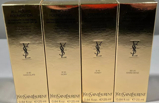 YSL Yves Saint Laurent All Hours Foundation, 0.84 oz - CHOOSE SHADE!