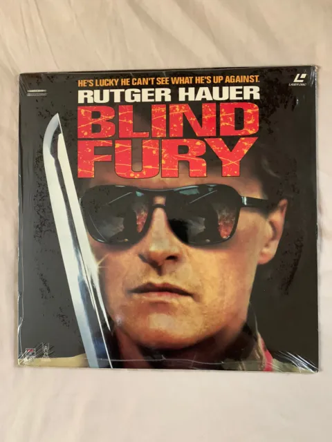 Blind Fury SEALED Laserdisc LD Rutger Hauer, Terrance O’Quinn, Randall Cobb