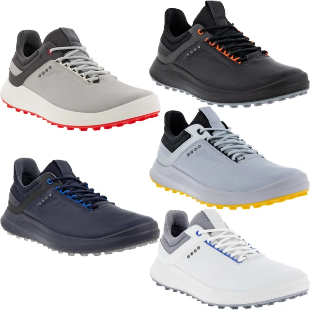ECCO MENS GOLF Core HYDROMAX Waterproof Leather Golf Shoes Trainers EUR