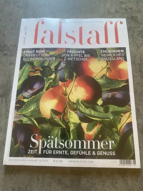 Aktuelle Ausgabe Falstaff August 2023 Neuware In Folie Versiegelt  /  Neu ⭐️