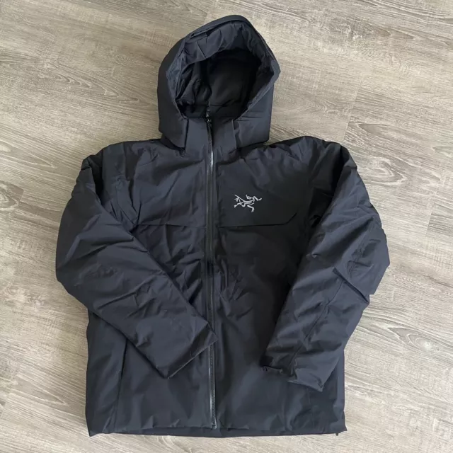 NEW ARCTERYX MACAI Goretex Down Insulated Jacket (Size Large) Black ...