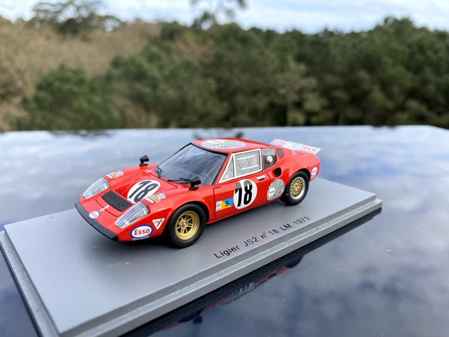 IXO-MODELS LMC134 Echelle 1/43 | LIGIER JS2 N 5 2nd 24h LE MANS 1975 J.L.LAFOSSE - G. CHASSEUIL