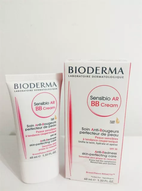 Bioderma sensibio AR BB crème anti rougeurs soin perfecteur de peau sujette...