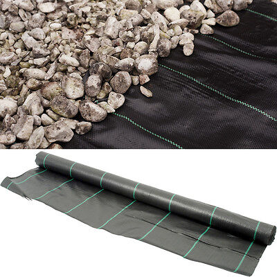 1m Wide Weed Control Fabric Ground Cover Membrane Heavy Duty Choice Of Length