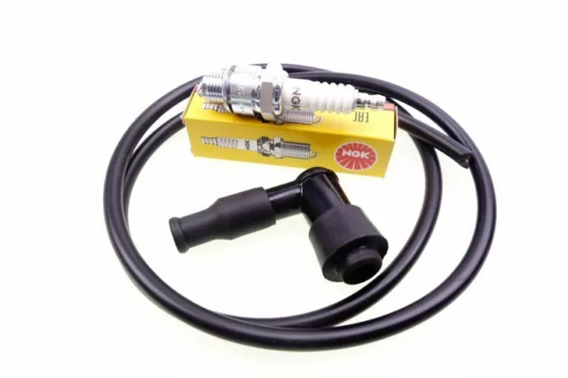 Zündkerzenstecker + Zündkabel + Zündkerze für Aprilia Rally SR 50 Scarabeo