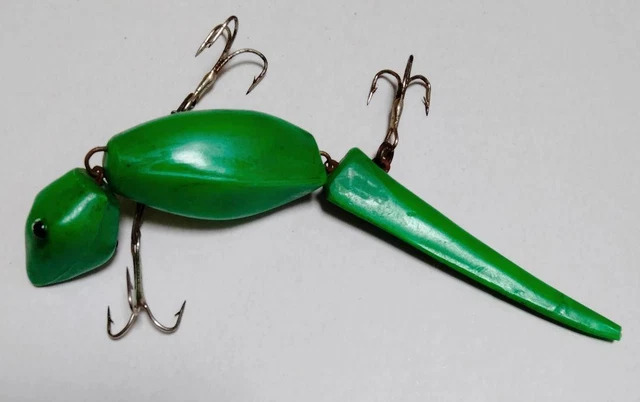 レア★オールドルアー Hetzel Hinkle Lizard HETZEL HINKLE LIZARD Vintage Fishing Lure 1946 Made in USA