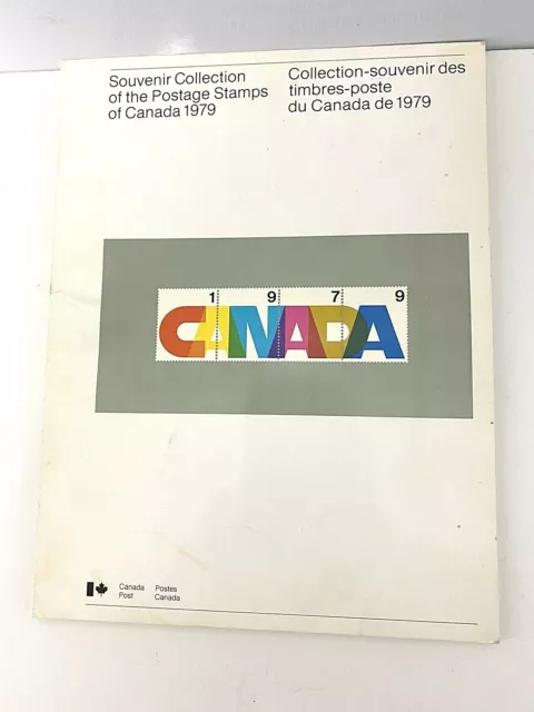 Souvenir Collection of the Postage Stamps of Canada 1979 Softcover album Stamps