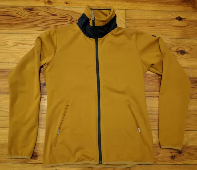 Helly Hansen Hh Womens Mustard Zip Up  Softshell Top Vgc Size M