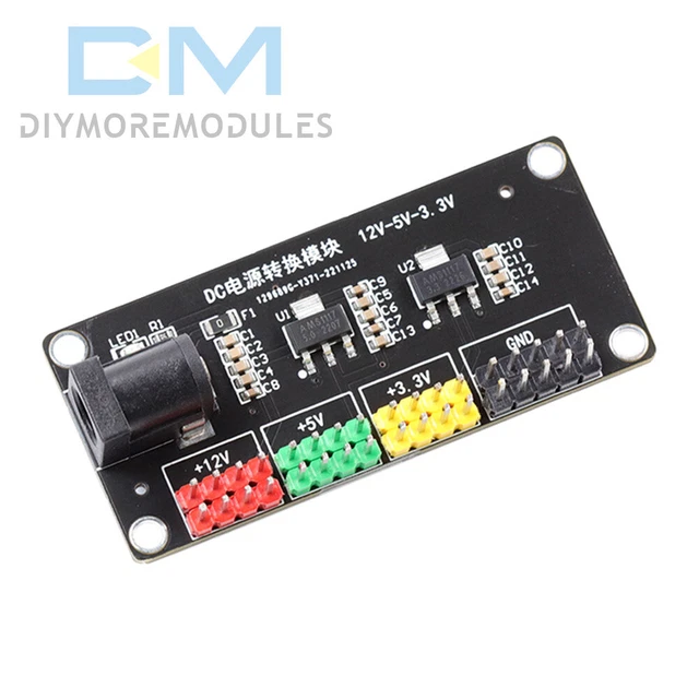 DC-DC 12V TO 3.3V 5V 12V Step Down Power Supply Module Multi Output Voltage