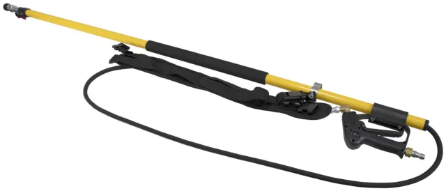 12' Fiberglass Telescoping Wand 3800 PSI for Cold Water Pressure Washer and Belt