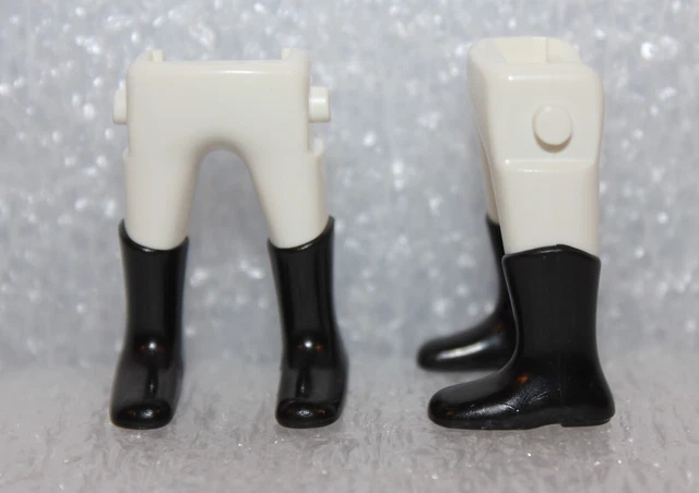 Playmobil Western – 2 Gambe Blu Con Scarpe Per Soldati ACW, Ricambio Usato In Ottime Condizioni