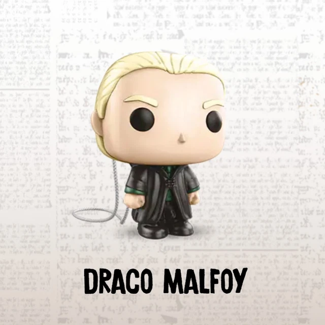NEU + DRACO Malfoy VD424 mit QR Code BPZ + Harry Potter Kinder Joy