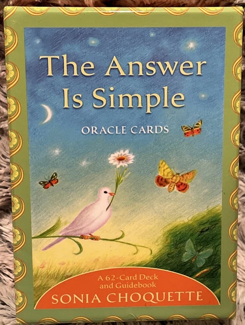 THE ANSWER IS Simple Oracle Cards and Guidebook by Sonia Choquette