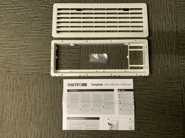 Thetford Fridge Vent and Frame White Plastic for Caravan Motorhome Camper TFV1