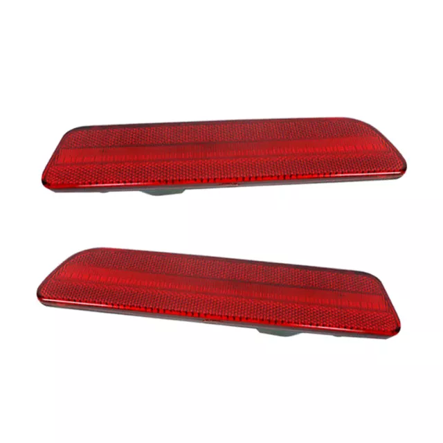 Rear Bumper Light Lamp Side Marker Turn Signal Fit For Ford Mustang Red Lens 2