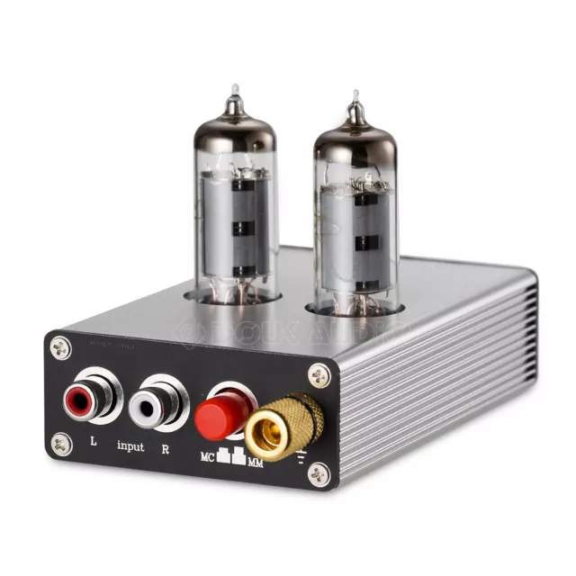HiFi Vacuum Tube MM/MC Phono Stage Preamp Mini Class A Turntable Preamplifier