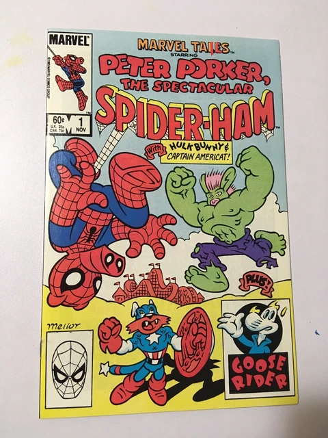 Marvel Tails 1 Beautiful High Grade Copy. Spider-Ham!!
