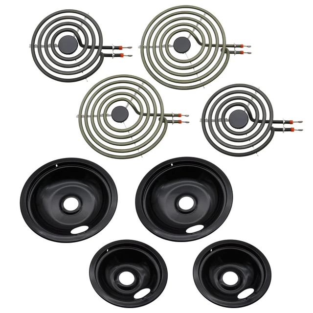 318067041 318067051 Porcelain Drip Pan Set and MP22YA Electric Range B...