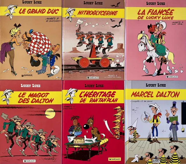 Lot De 6 Lucky Luke (Dont 3 Eo)