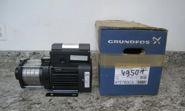 New Grundfos CM1-5 A-R-A-E-AQQE B1-A-A-N 97578003 Horizontal End-Suction Pump