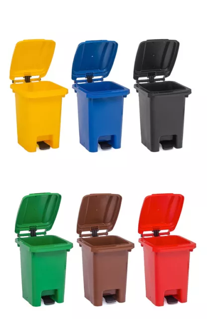 Mülleimer 60 Liter  Mülltonne Papierkorb Abfalleimer Abfallbehälter 6 Farben NEU