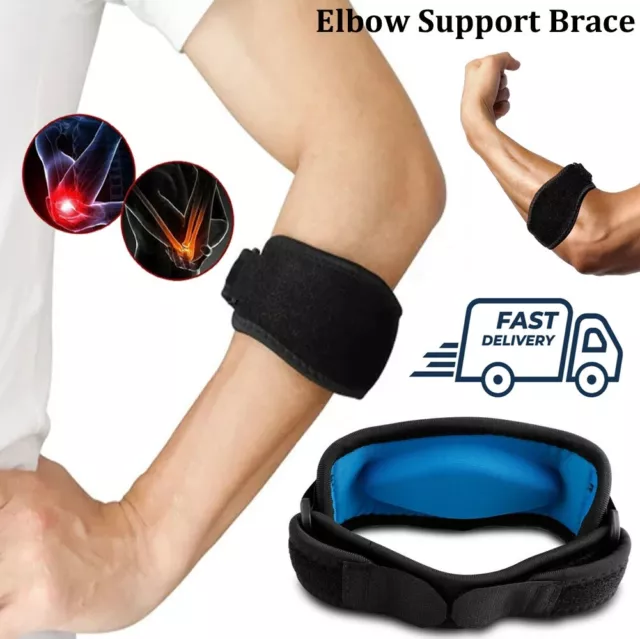 Tennis Elbow Support Gym Brace Golfers Strap Epicondylitis Band Clasp Arthritis