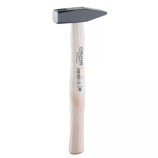RUTHE Marteau de serrurier 1000g avec manche en frêne Marteau Outil à main Vosch