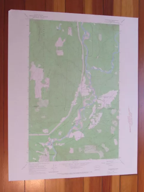 Darrington Washington 1968 Original Vintage USGS Topo Map
