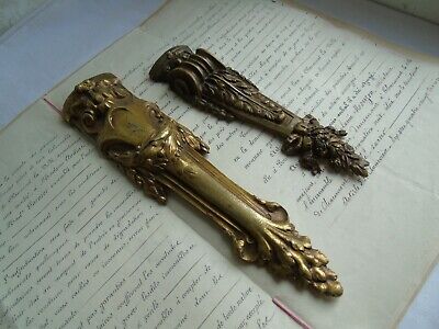 French antique 2 size of ornately bronze decorative finials to any projects