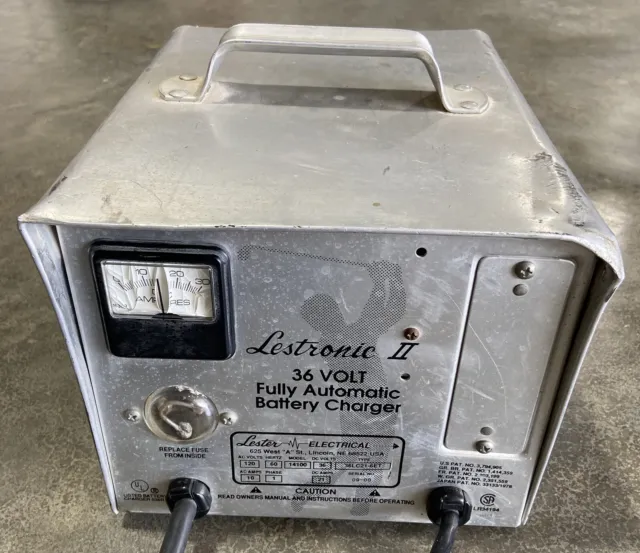 Lestronic ii 36 volt battery charger/ model 14100