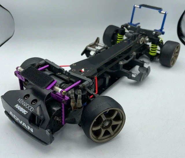 FOR PARTS TAMIYA TA03F / TA03-F / TA-03F FRP chassis with motor £128.00 ...