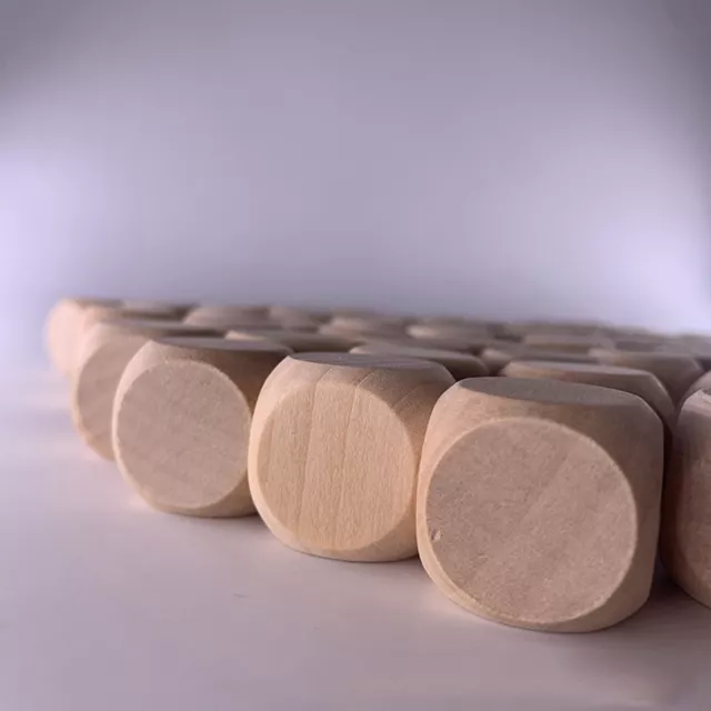 Cubi di legno incompiuti dadi vuoti varie dimensioni