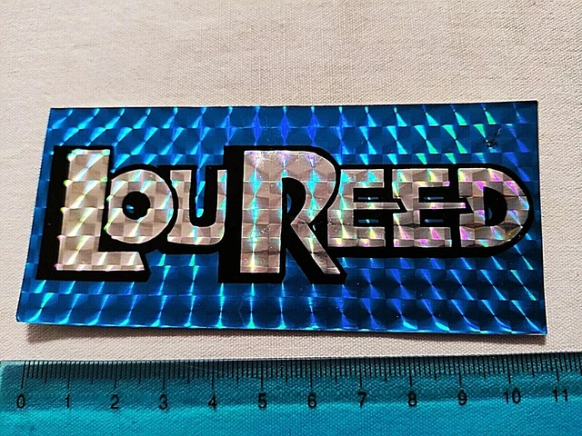 Lou Reed Sticker ADESIVO LOU REED ANNI 80 80s OLD STICKER AUTOCOLLANT ORIGINAL EUR 14,50 ...