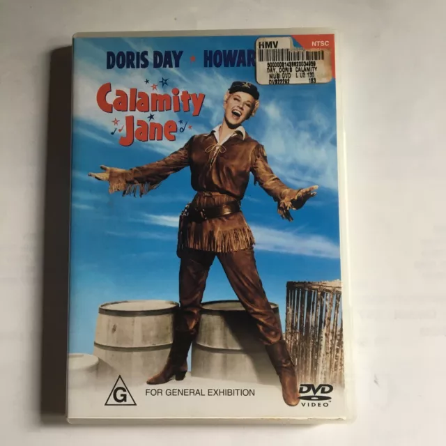 Calamity Jane (DVD, 1953) Doris Day Music Western R4 FREE POSt