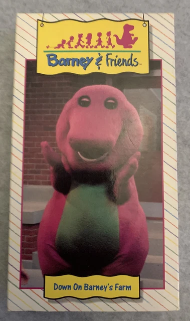 BARNEY & FRIENDS VHS - Down On Barney's Farm - Time Life Video - 1992 £ ...