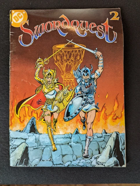 SWORDQUEST 2 FIREWORLD DC Mini Comic